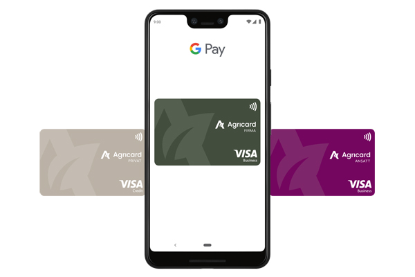 Våre kort i Google Pay